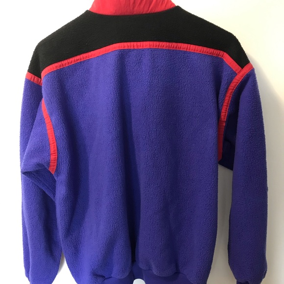 Vintage Fahrenheit fleece nylon pullover Raptors - Picture 2 of 6